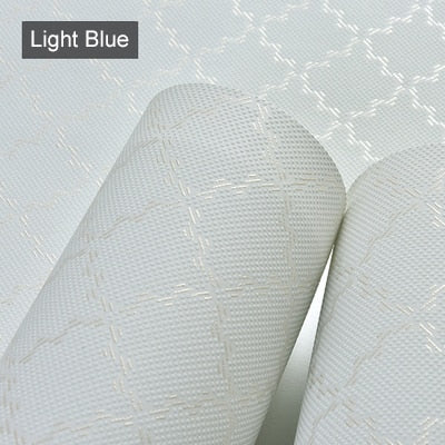Non-woven Fabric Lattice Stripe Wallpaper