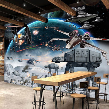 Custom 3D Photo Wallpaper Cartoon Star Wars