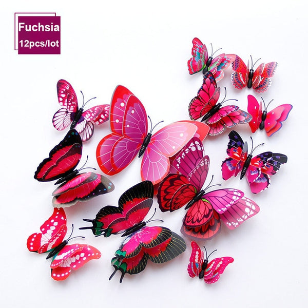 NEW 3D Double Layer Butterfly