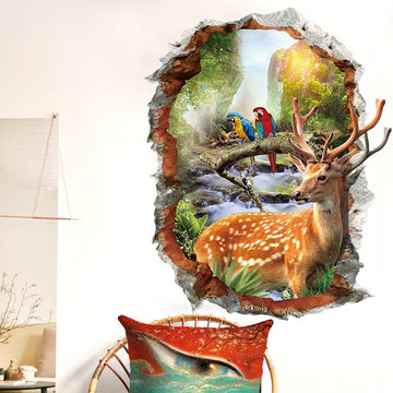 Sika Deer 3D Wall Stickers