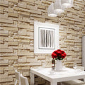 Luxury Stone Brick Wall 10M Vinyl Wallpaper
