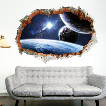 Outer Space Planet Wall Sticker
