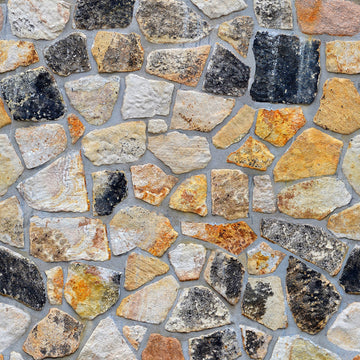 Vintage 3D Faux Stone Brick Wallpaper