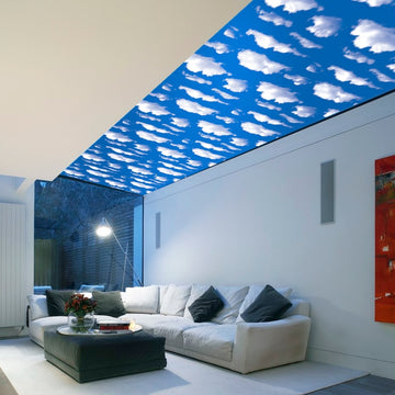 Blue Sky White Clouds 3D Photo Wallpaper